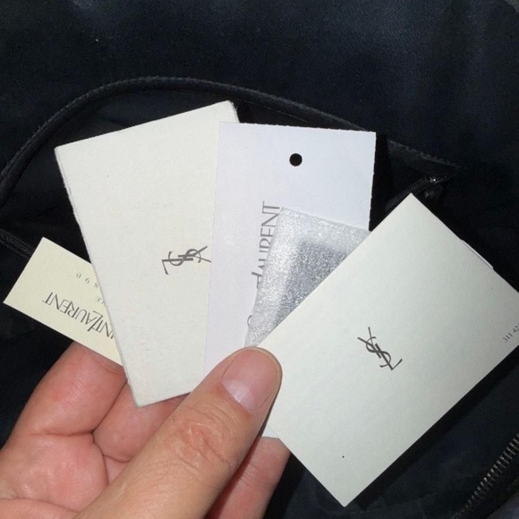 Yves Saint Laurent Muse Shiny Black Large Shoulder Bag - Picture 7 of 7